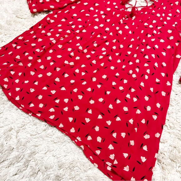 Billabong Ray Of Light Flutter Sleeve Blouse Womans Top Size Large NWT - Picture 6 of 14